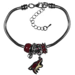 Arizona Coyotes® Euro Bead Bracelet