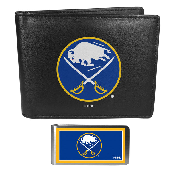 Buffalo Sabres® Bi-fold Wallet & Color Money Clip