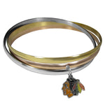 Chicago Blackhawks® Tri-color Bangle Bracelet