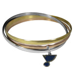 St. Louis Blues® Tri-color Bangle Bracelet