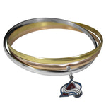 Colorado Avalanche® Tri-color Bangle Bracelet