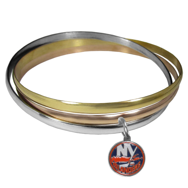 New York Islanders® Tri-color Bangle Bracelet