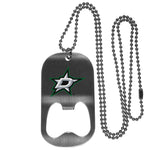 Dallas Stars™ Bottle Opener Tag Necklace