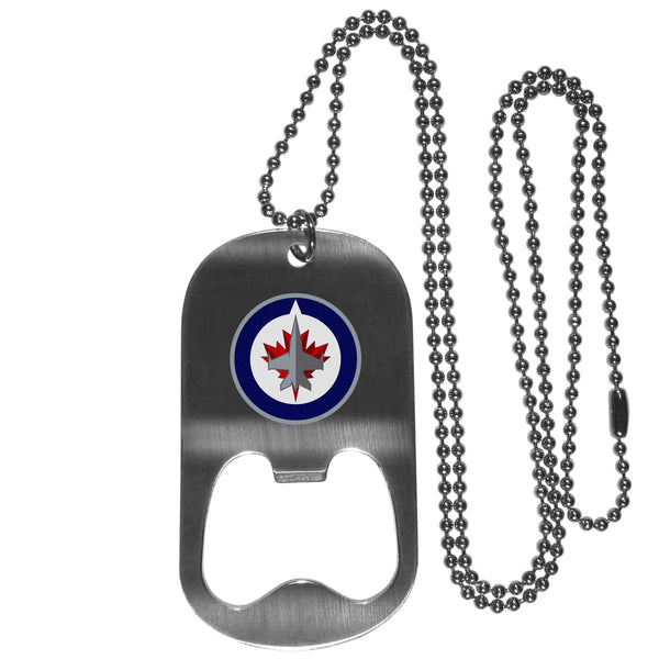Winnipeg Jets™ Bottle Opener Tag Necklace
