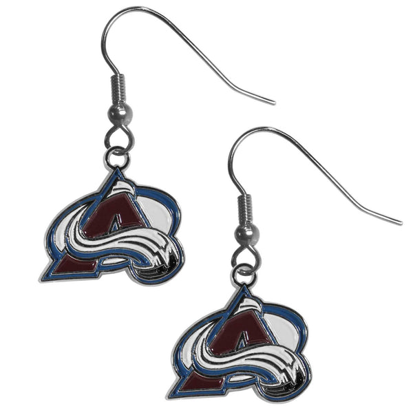 Colorado Avalanche® Chrome Dangle Earrings