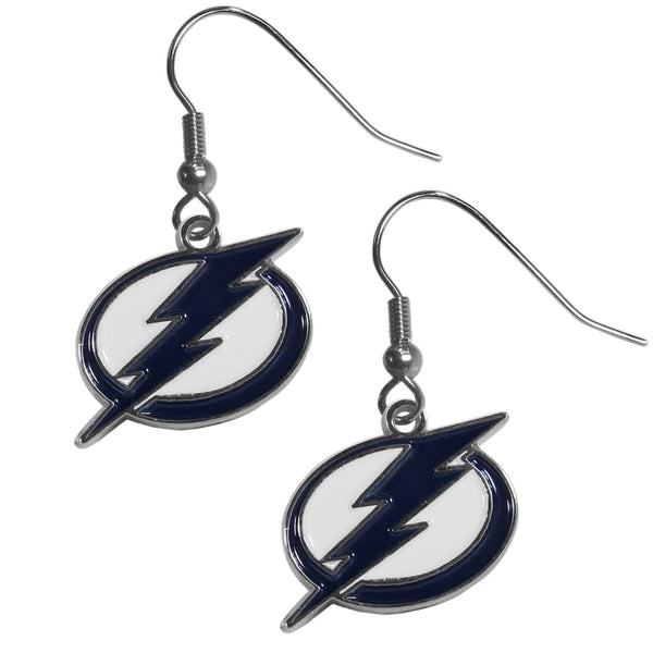 Tampa Bay Lightning® Chrome Dangle Earrings