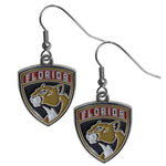 Florida Panthers® Chrome Dangle Earrings