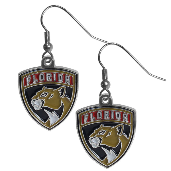 Florida Panthers® Chrome Dangle Earrings