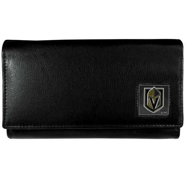 Vegas Golden Knights® Leather Women's Wallet