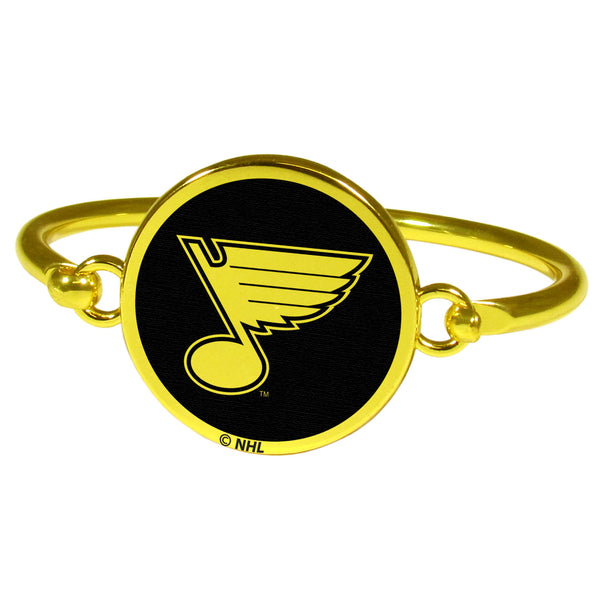 St. Louis Blues® Gold Tone Bangle Bracelet