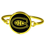 Montreal Canadiens® Gold Tone Bangle Bracelet