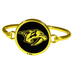 Nashville Predators® Gold Tone Bangle Bracelet