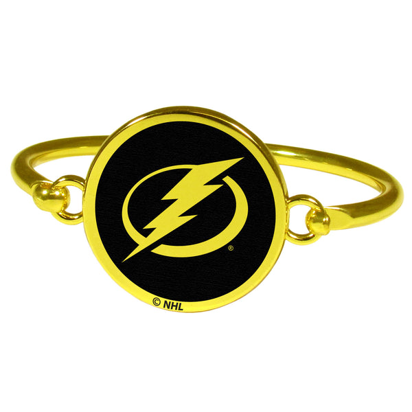 Tampa Bay Lightning® Gold Tone Bangle Bracelet