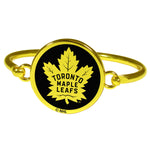 Toronto Maple Leafs® Gold Tone Bangle Bracelet