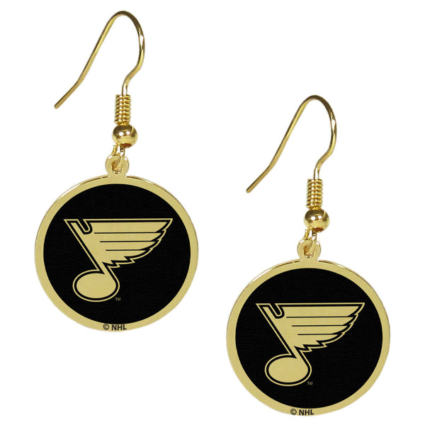 St. Louis Blues® Gold Tone Earrings