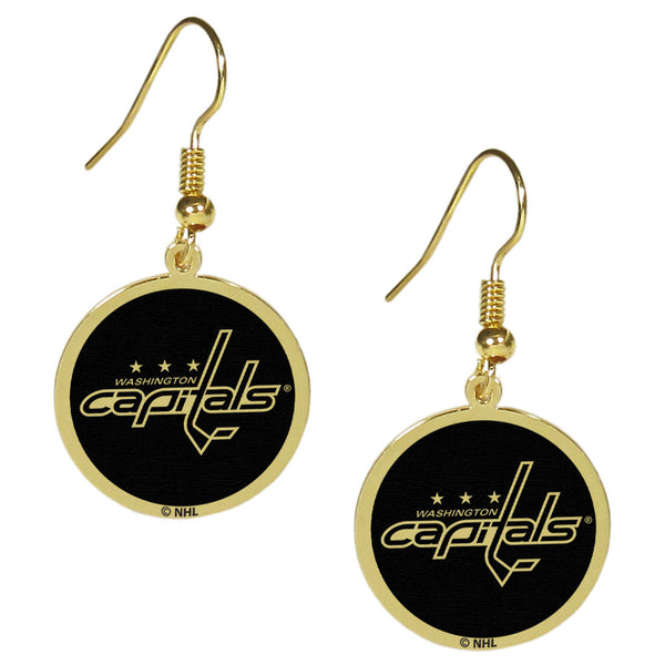 Washington Capitals® Gold Tone Earrings