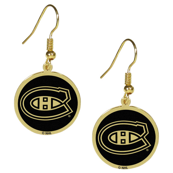 Montreal Canadiens® Gold Tone Earrings