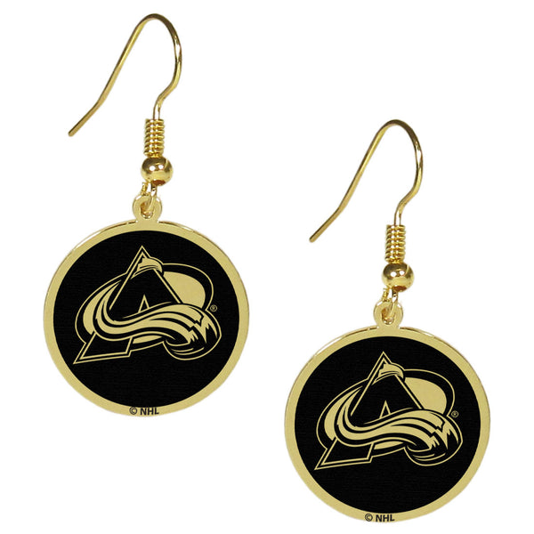 Colorado Avalanche® Gold Tone Earrings