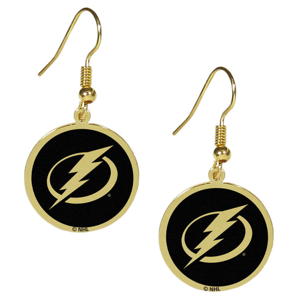 Tampa Bay Lightning® Gold Tone Earrings