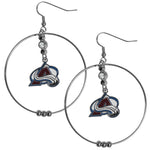 Colorado Avalanche® 2 Inch Hoop Earrings