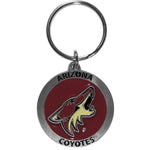 Arizona Coyotes® Carved Metal Key Chain