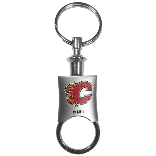 Calgary Flames® Key Chain Valet Printed