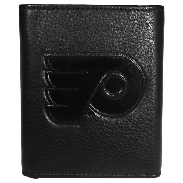 Philadelphia Flyers® Embossed Leather Tri-fold Wallet