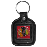 Chicago Blackhawks® Square Leatherette Key Chain