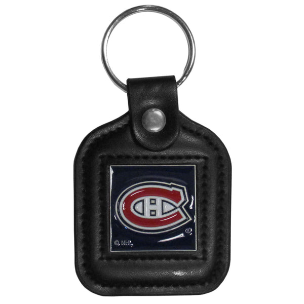 Montreal Canadiens® Square Leatherette Key Chain