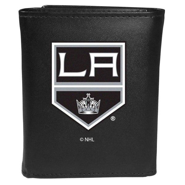 Los Angeles Kings® Leather Tri-fold Wallet, Large Logo