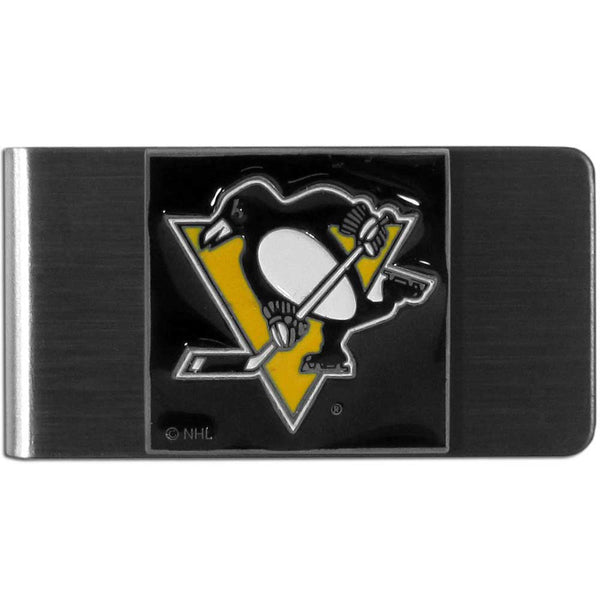 Pittsburgh Penguins® Steel Money Clip