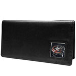 Columbus Blue Jackets® Leather Checkbook Cover