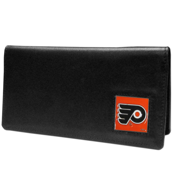 Philadelphia Flyers® Leather Checkbook Cover