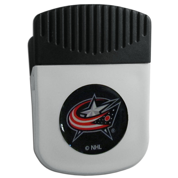 Columbus Blue Jackets® Chip Clip Magnet With Bottle Opener