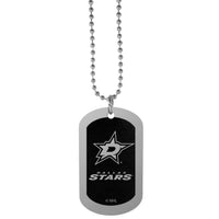 Dallas Stars™ Chrome Tag Necklace