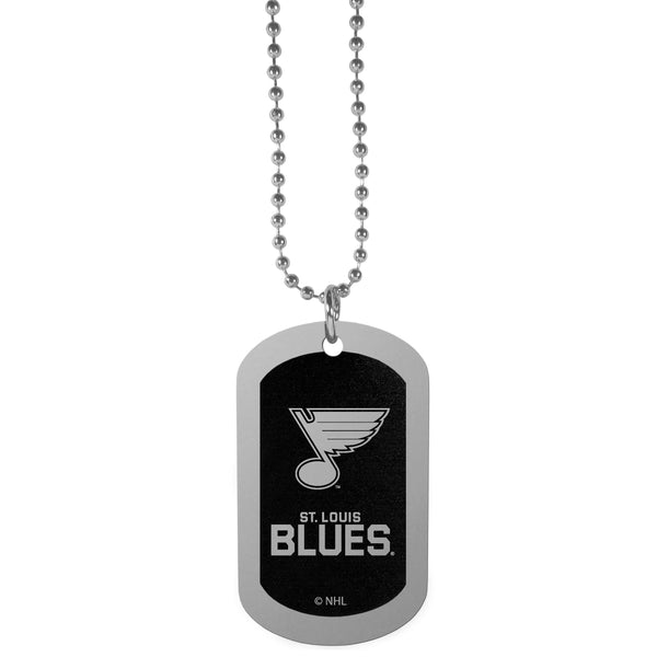 St. Louis Blues® Chrome Tag Necklace