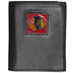 Chicago Blackhawks® Deluxe Leather Tri-fold Wallet