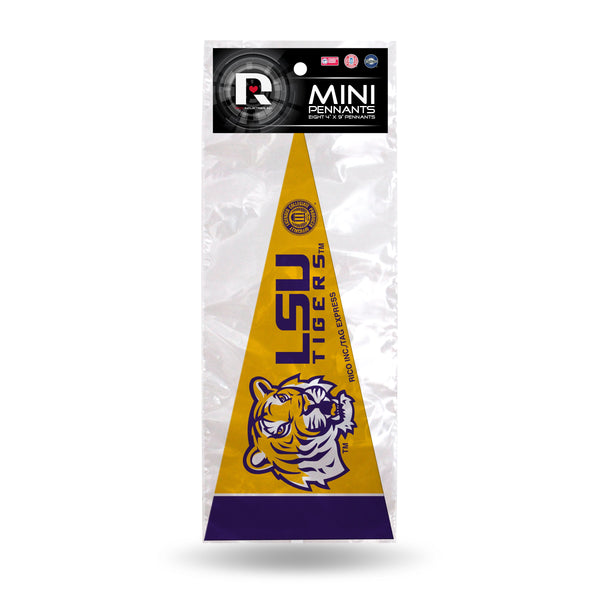 LSU 8 Pc Mini Pennant Pack