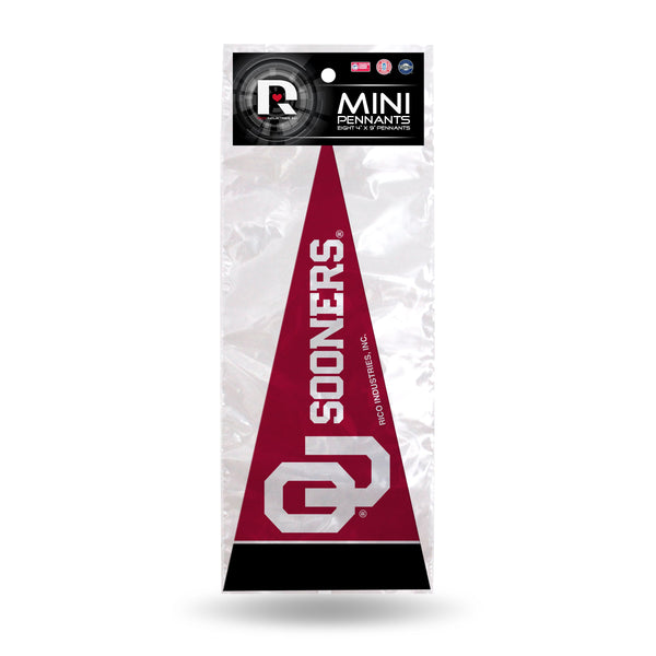 Oklahoma University 8 Pc Mini Pennant Pack