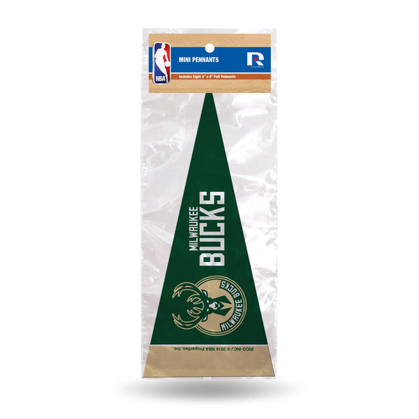 Bucks 8 Pc Mini Pennant Pack