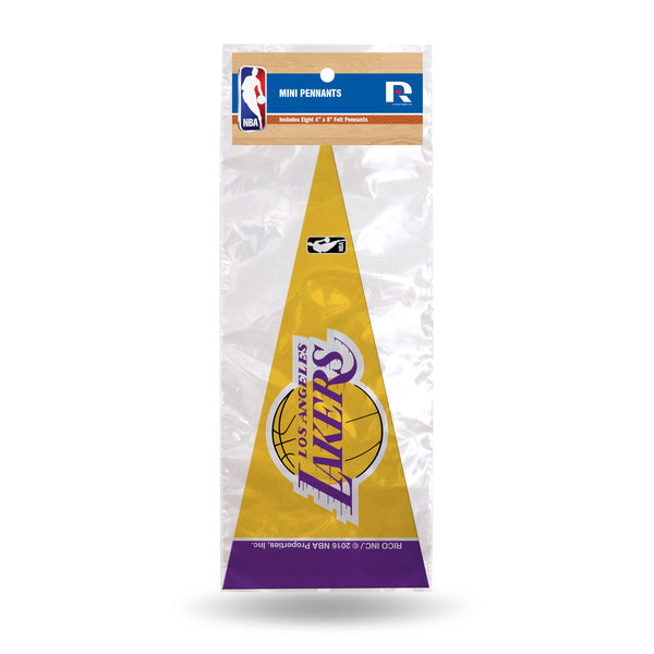 Lakers 8 Pc Mini Pennant Pack