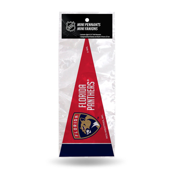 Florida Panthers 8 Pc Mini Pennant Pack