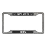 New York Jets 4-Corner Pewter Style License Plate Frame