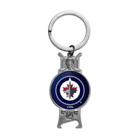 Winnipeg Jets Sculpted Bottle Opener Keychain