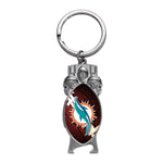 Miami Dolphins Sculpted Bottle Opener Keychain