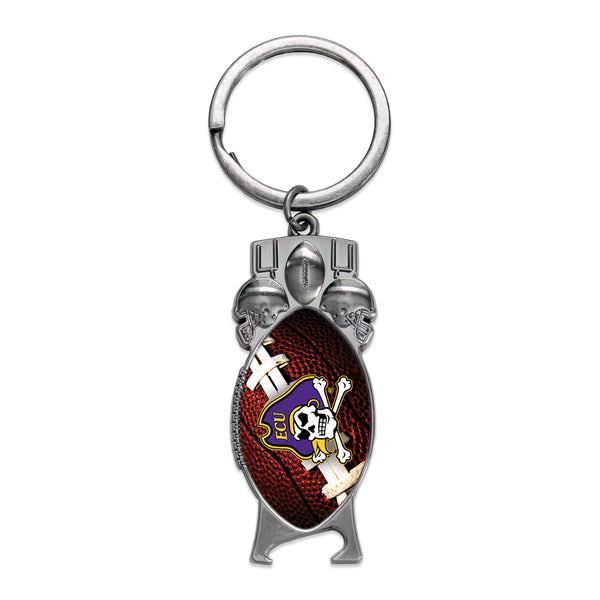 East Carolina Pirates Sculpted Bottle Opener Keychain