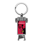 Louisville Cardinals Sculpted Bottle Opener Keychain