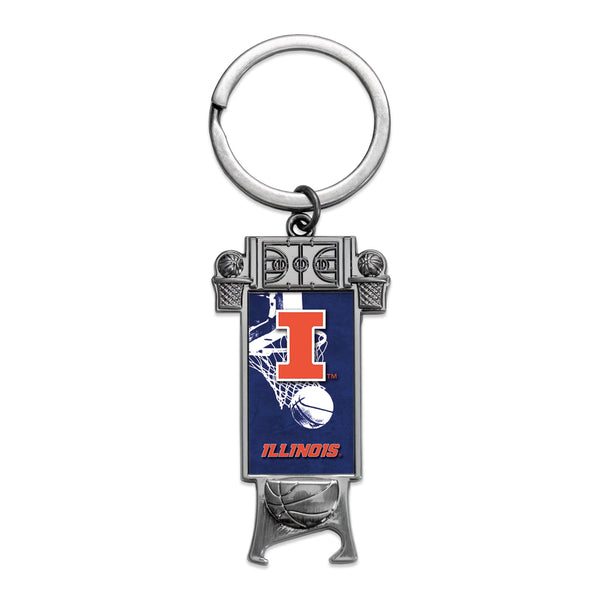 Illinois Fighting Illini Sculpted Bottle Opener Keychain