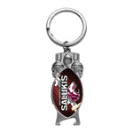 Southern Illinois Salukis Sculpted Bottle Opener Keychain