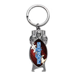 Wisconsin-Platteville Pioneers Sculpted Bottle Opener Keychain